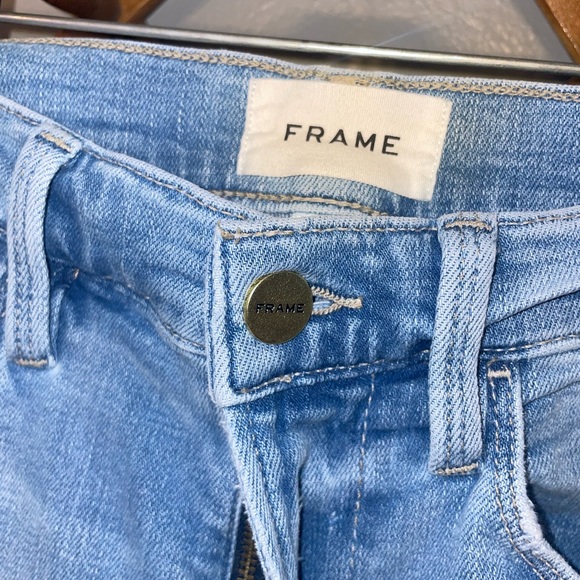 Frame Le high Flare Bell Bottom bootcut Jean in Tropic Wash - Picture 2 of 8